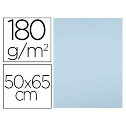 Cartulina liderpapel 50x65 cm 180g/m2 azul