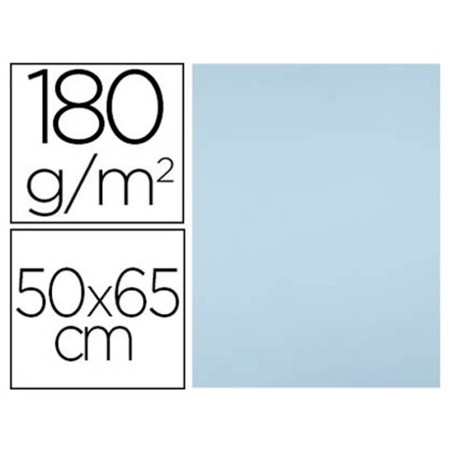 Cartulina liderpapel 50x65 cm 180g/m2 azul