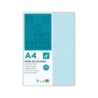 Papel color liderpapel a4 80gr celeste paquete de 100 hojas