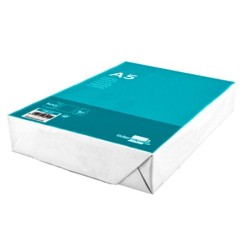 Papel liderpapel a5 80g/m2 liso paquete de 500 hojas