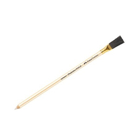 Lapiz faber castell mina de goma con escobilla unidad