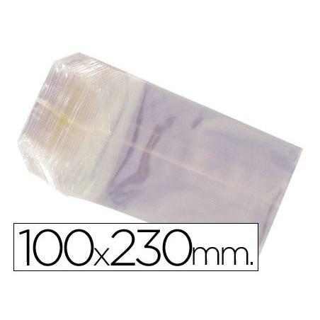 Bolsa celofan 100x230 mm paquete 100 unidades