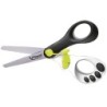 Tijera escolar maped magic up koopy 13cm con resorte para facilitar la accion del corte unidad