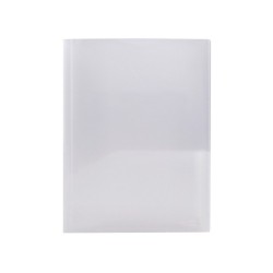 Carpeta liderpapel dossier dos bolsas canguro 45684 polipropileno din a4 transparente