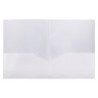 Carpeta liderpapel dossier dos bolsas canguro 45684 polipropileno din a4 transparente