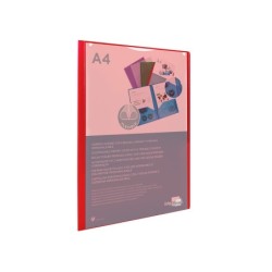 Carpeta liderpapel dossier dos bolsas canguro 45680 polipropileno din a4 roja