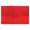 Carpeta liderpapel dossier dos bolsas canguro 45680 polipropileno din a4 roja