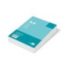 Papel liderpapel a4 80g/m2 sin taladros cuadro 4 mm paquete de 100 hojas