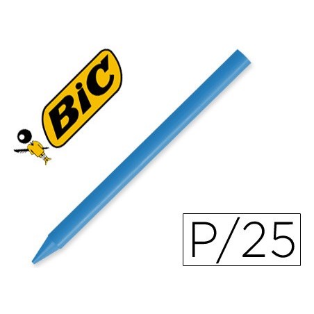 Lapices plastidecor unicolor azul claro-29 caja con 25 lapices