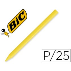 Lapices plastidecor unicolor amarillo-04 caja con 25 lapices