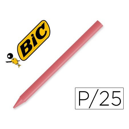 Lapices plastidecor unicolor rosa-11 caja con 25 lapices