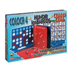 Juegos de mesa falomir cuatro en linea  cual es cual  hundir los barcos