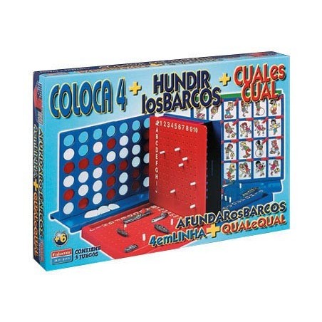 Juegos de mesa falomir cuatro en linea  cual es cual  hundir los barcos
