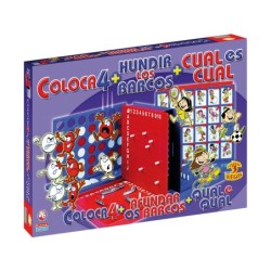 Juegos de mesa falomir cuatro en linea  cual es cual  hundir los barcos