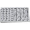 Bandeja portamonedas liderpapel plastico color gris 275x155x24/35 mm