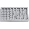 Bandeja portamonedas liderpapel plastico color gris 275x155x24/35 mm
