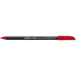 Rotulador edding punta fibra 1200 rojo ingles n.28 punta redonda 0.5 mm