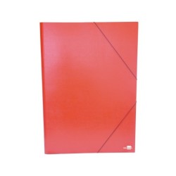 Carpeta planos liderpapel a2 carton gofrado n 12 rojo