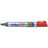 Rotulador artline marcador permanente 109 rojo punta biselada