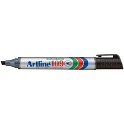 Rotulador artline marcador permanente 109 negro punta biselada