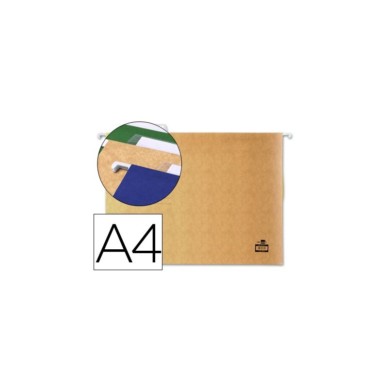 Carpeta colgante liderpapel a4 kraft