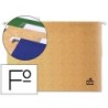 Carpeta colgante liderpapel folio kraft