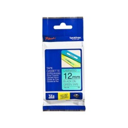 Cinta brother tze-731 verde-negro 12mm longitud 8 mt