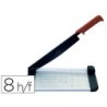 Cizalla mr metalica 6426 de palanca de 26 cm con base de aluminio