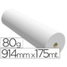 Papel reprografia para plotter 914mmx175mt 80gr