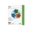 Cartulina liderpapel a4 180g/m2 verde abeto paquete de 100 hojas