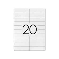 Etiqueta adhesiva q-connect kf26093 tamaño 105x29 mm fotocopiadora laser ink-jet caja 100 h din a4 esp.hacienda