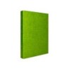 Carpeta de 4 anillas 25mm mixtas liderpapel folio cartonforrado paper coat verde frosty
