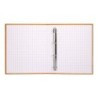 Carpeta de 4 anillas 25mm mixtas liderpapel folio carton forrado paper coat naranja