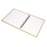 Carpeta de 4 anillas 25mm mixtas liderpapel folio carton forrado paper coat naranja