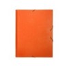 Carpeta clasificadora liderpapel 12 departamentos folio prolongado carton forrado naranja