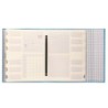 Carpeta clasificadora liderpapel 12 departamentos folio prolongado carton forrado celeste