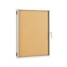 Vitrina de anuncios q-connect marco de aluminio 900 x 1200 mm