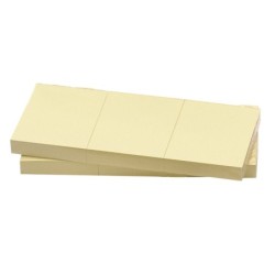Bloc de notas adhesivas quita y pon q-connect 38x51 mm con 100 hojas