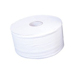 Papel higienico jumbo 2 capas blanco mandril de 60 mm para dispensador 325