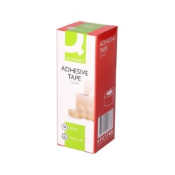 Cinta adhesiva q-connect transparente 33 mt x 12 mm