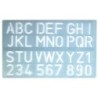Plantilla liderpapel rotulacion 1600 letras y numeros 30 mm
