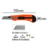 Cuter q-connect plastico ancho retractil cuchilla 18 mm xd-38 blister 1 unidad