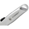 Cuter q-connect metalico ancho retractil con mecanismo de bloqueo cuchilla 18 mm xd-53 blister 1 unidad