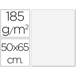 Cartulina guarro blanca 50x65 cm 185 gr