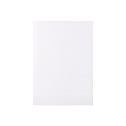 Etiqueta adhesiva q-connect kf10652 tamaño 96,5x42,3 mm fotocopiadora laser ink-jet caja con 100 hojas din a4