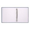 Carpeta de 4 anillas 40mm mixtas liderpapel folio carton forrado paper coat azul