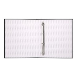 Carpeta de 4 anillas 40mm mixtas liderpapel folio carton forrado paper coat negra