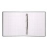 Carpeta de 4 anillas 40mm mixtas liderpapel folio carton forrado paper coat negra
