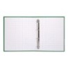 Carpeta de 4 anillas 25mm mixtas liderpapel folio cartonforrado paper coat verde