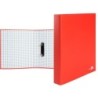 Carpeta de 2 anillas 25mm mixtas liderpapel folio carton forrado paper coat compresor plastico roja